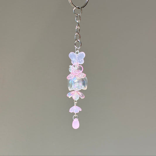 sakura jellyfish keychain