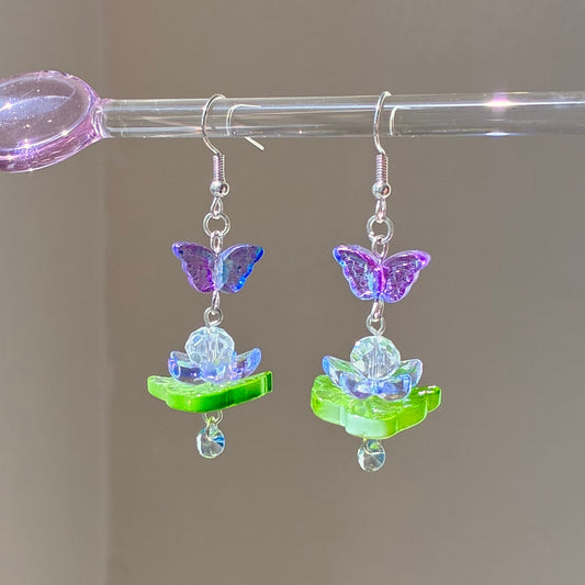 lily pond earrings