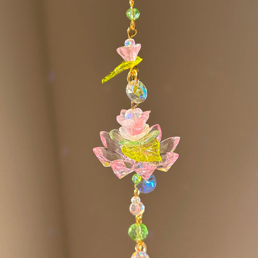 shimmering petals suncatcher