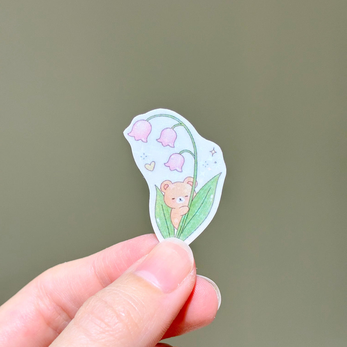 lily bear sticker