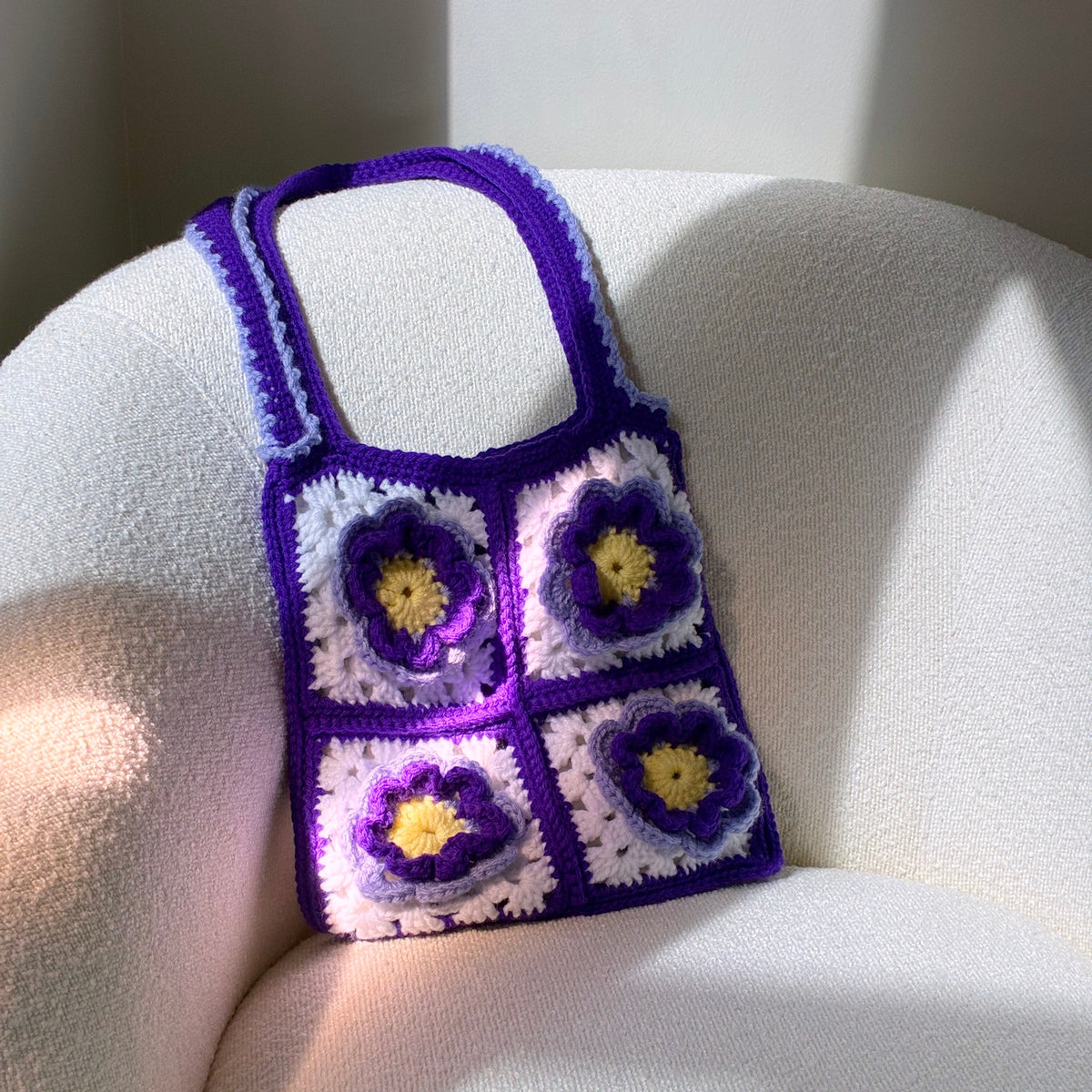 lyla crochet tote
