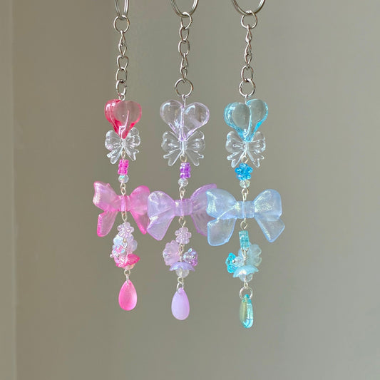whimsical bouquet keychain