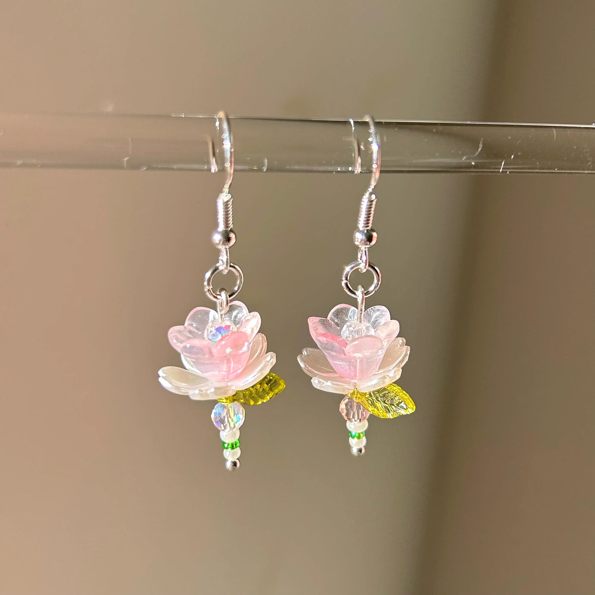 blooming lotus earrings