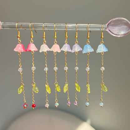 flora drop earrings
