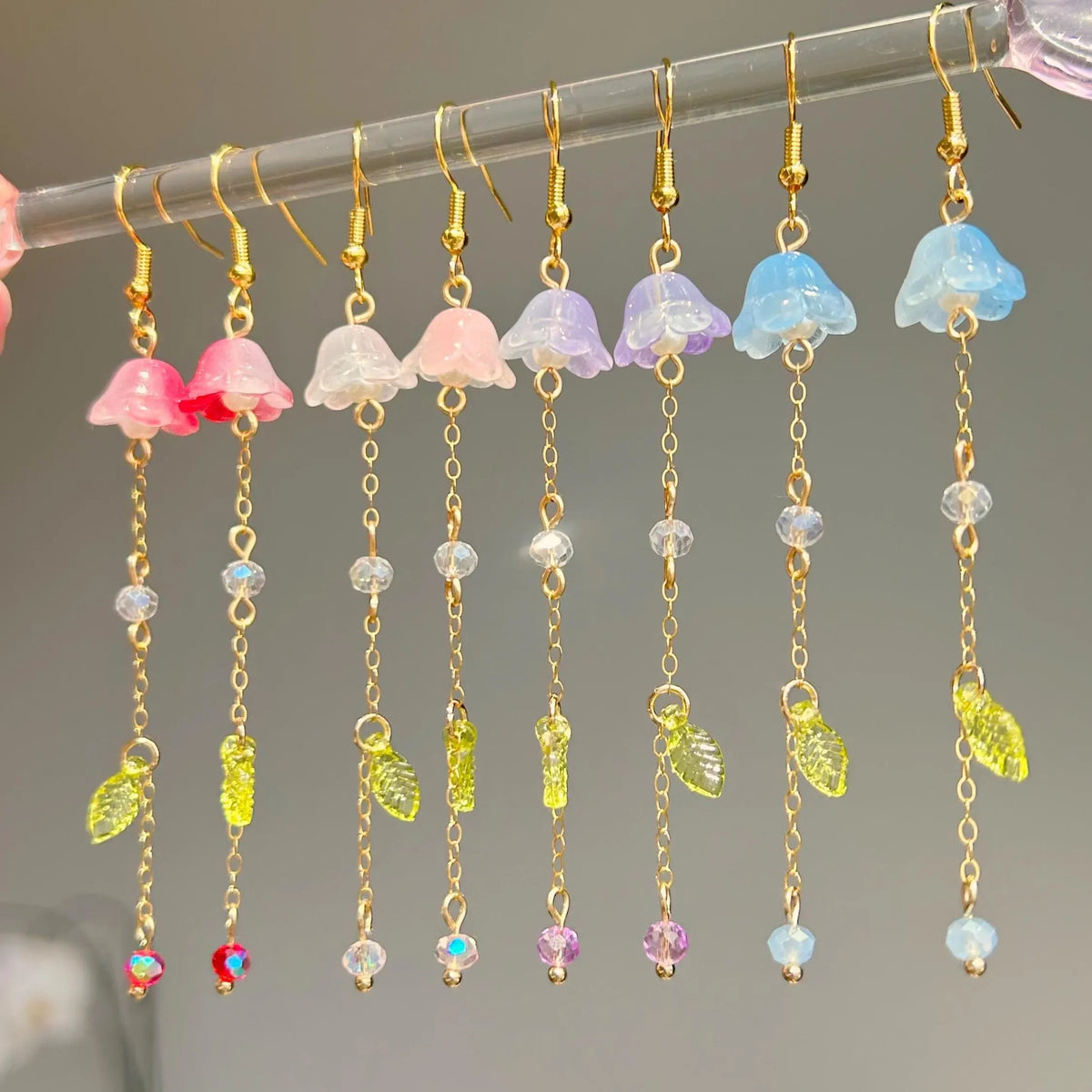 flora drop earrings
