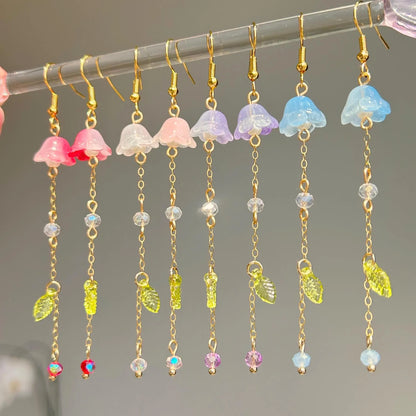 flora drop earrings
