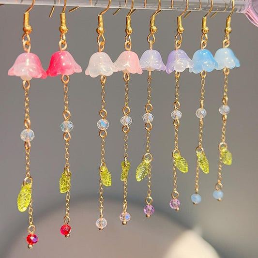 flora drop earrings