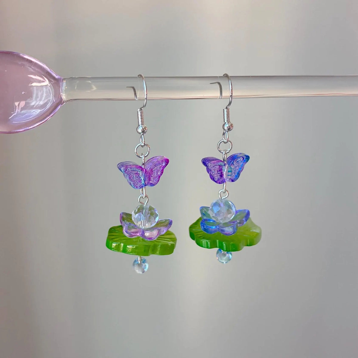 lily pond earrings