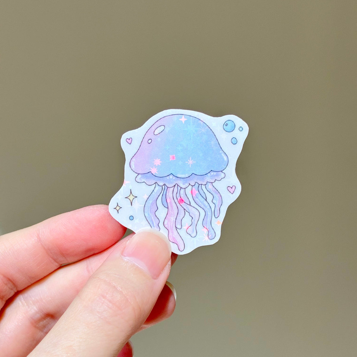 enchanted jellyfish sticker