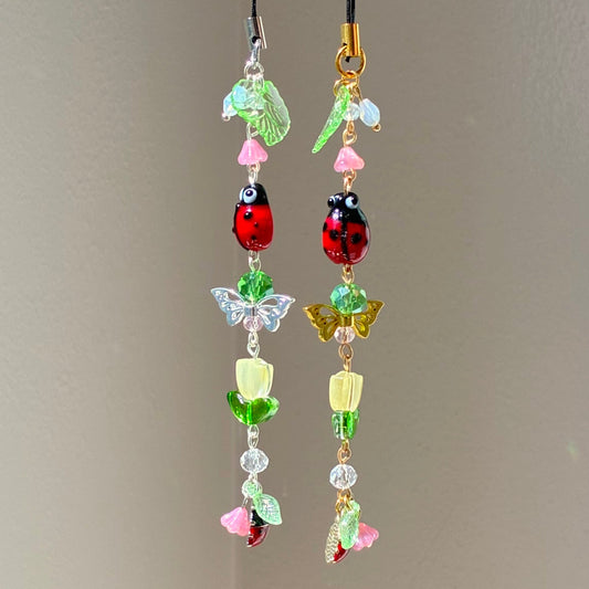 ladybug garden charm