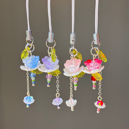 blooming lotus charm