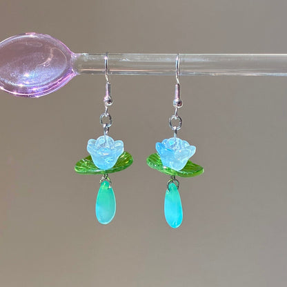 lilypad dream earrings