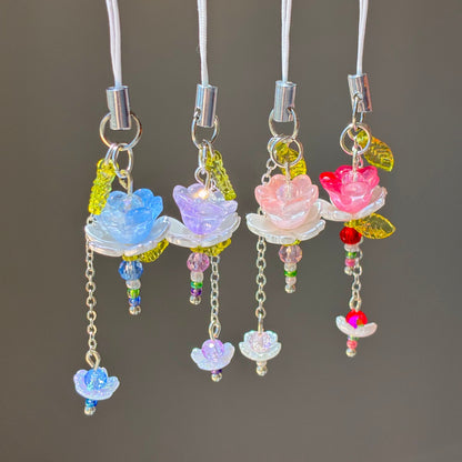 blooming lotus charm