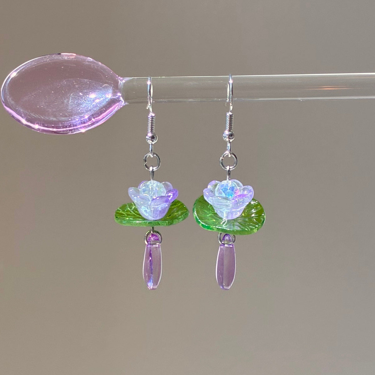 lilypad dream earrings