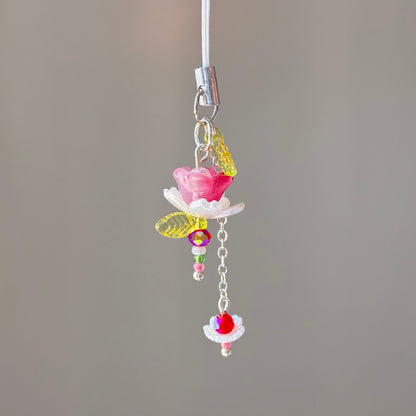 blooming lotus charm