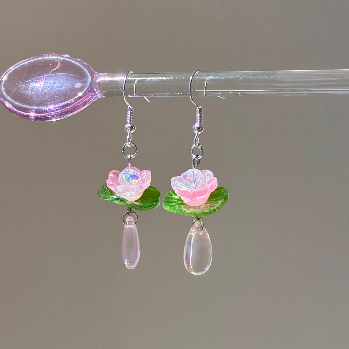 lilypad dream earrings