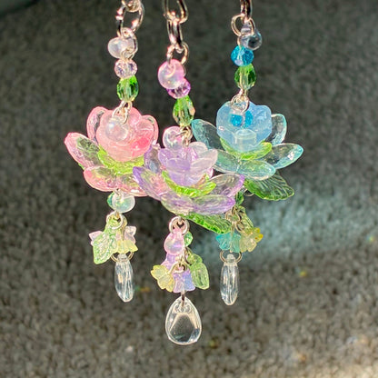 lotus pond keychain