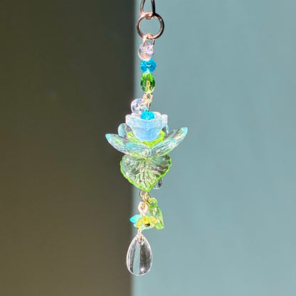 lotus pond keychain