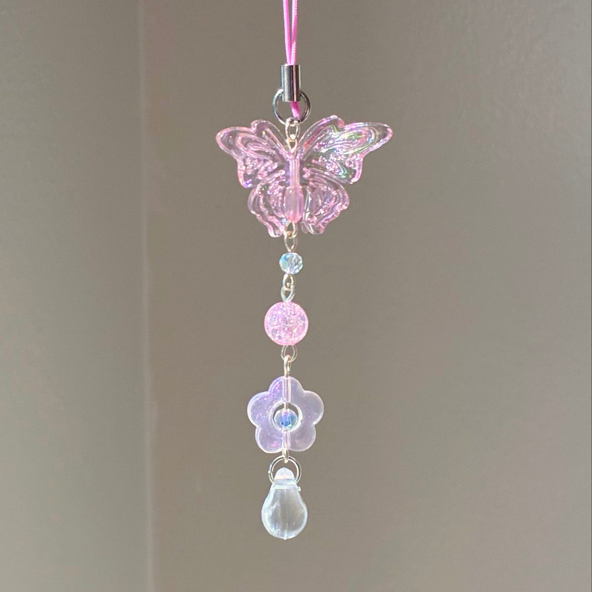 pink lace charm