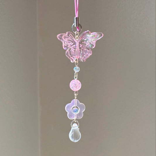 pink lace charm