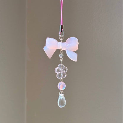 pink lace charm