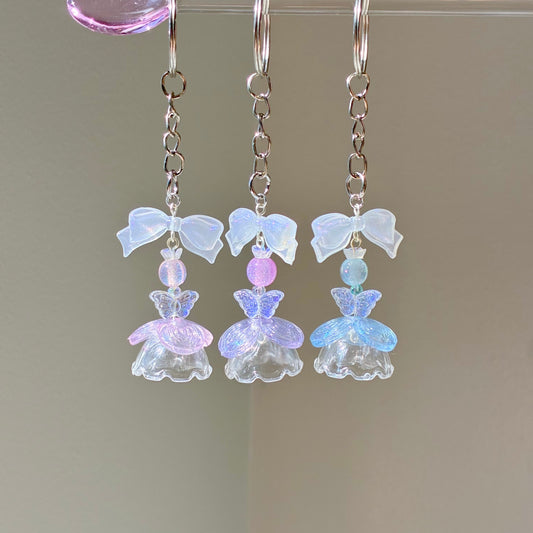 princess dress keychains