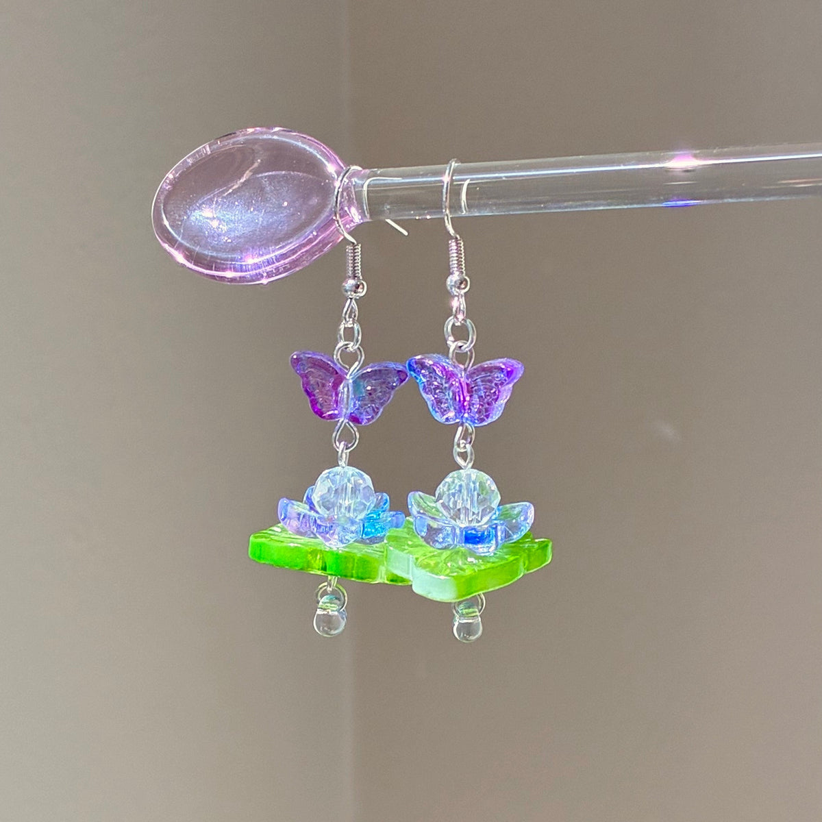 lily pond earrings