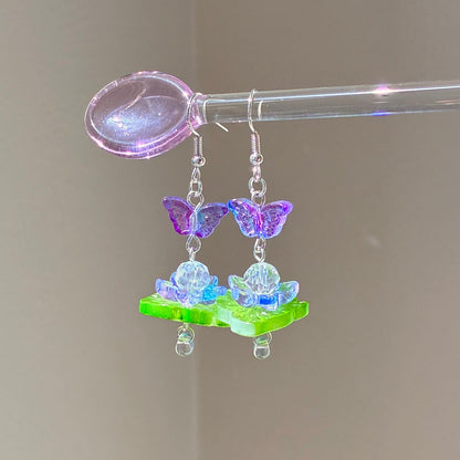 lily pond earrings