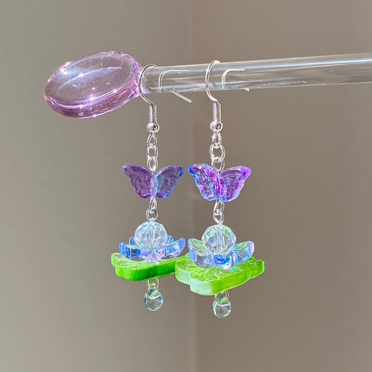lily pond earrings