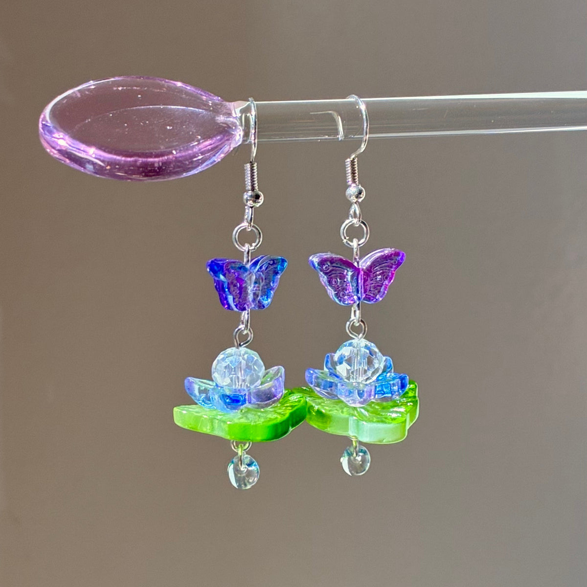 lily pond earrings