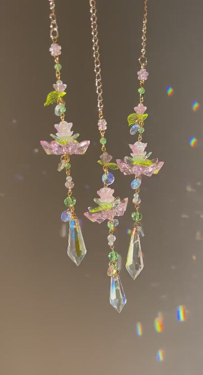 shimmering petals suncatcher