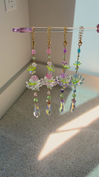 shimmering petals suncatcher