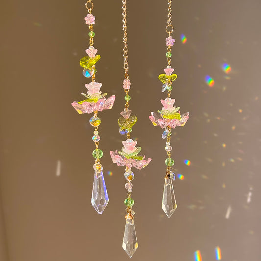 shimmering petals suncatcher