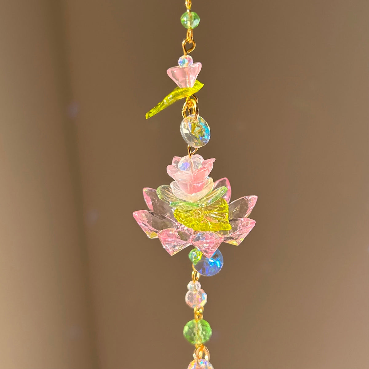 shimmering petals suncatcher