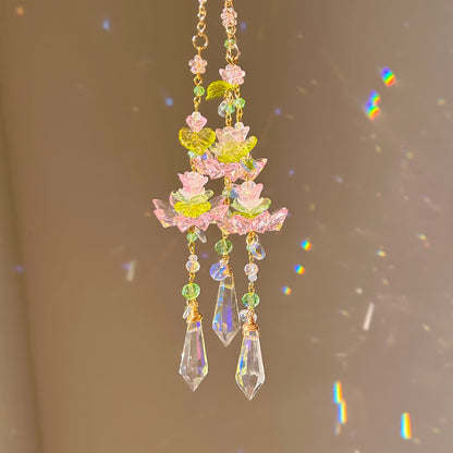 shimmering petals suncatcher