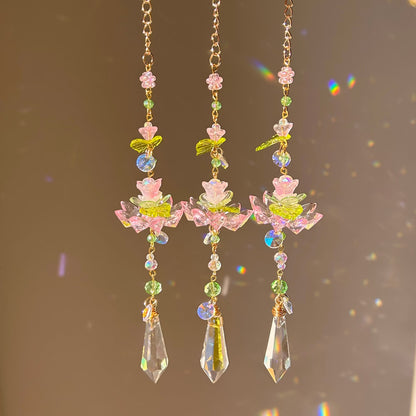 shimmering petals suncatcher