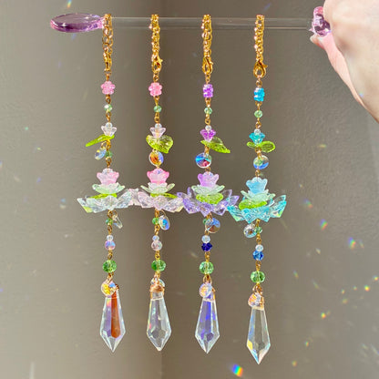 shimmering petals suncatcher