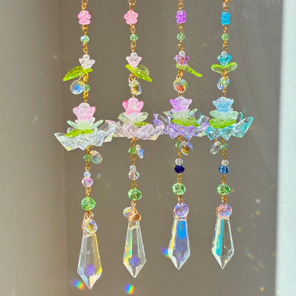 shimmering petals suncatcher