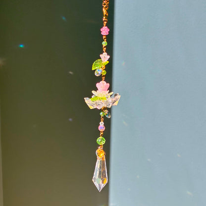 shimmering petals suncatcher