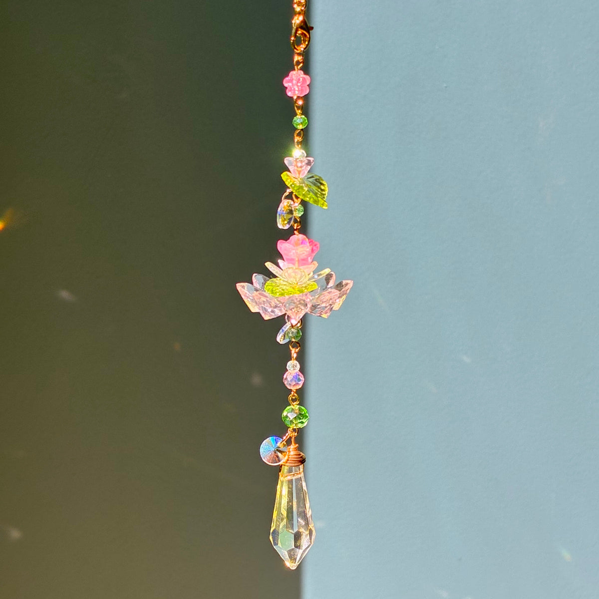 shimmering petals suncatcher
