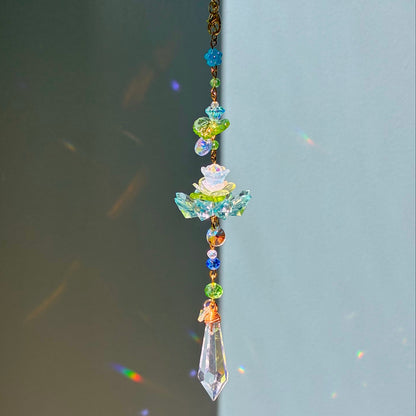shimmering petals suncatcher